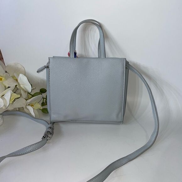 ADORABLE Steve Madden Satchel Light Blue Small - Picture 2 of 9